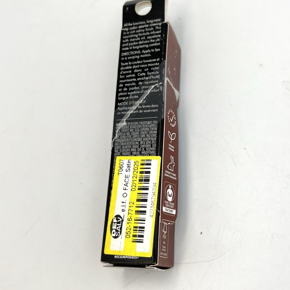 Elf O Face Satin Lipstick Shade‎ Drive - Picture 2 of 2